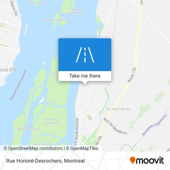 Rue Honoré-Desrochers map