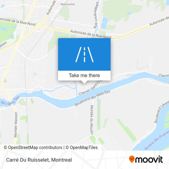 Carré Du Ruisselet map