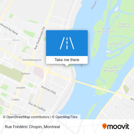 Rue Frédéric Chopin map