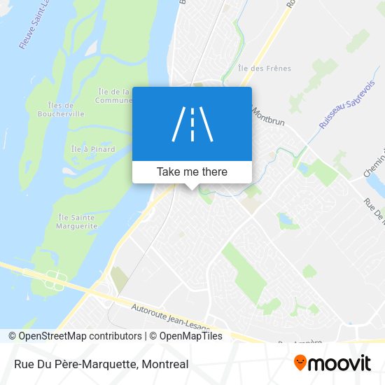 Rue Du Père-Marquette map