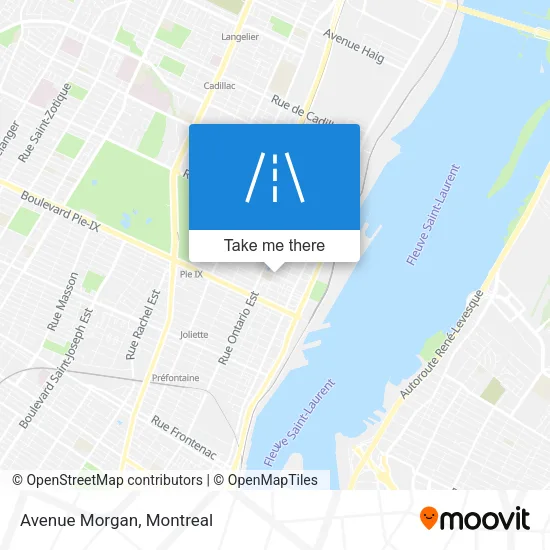 Avenue Morgan map