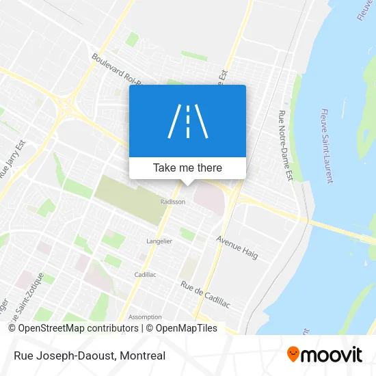 Rue Joseph-Daoust map