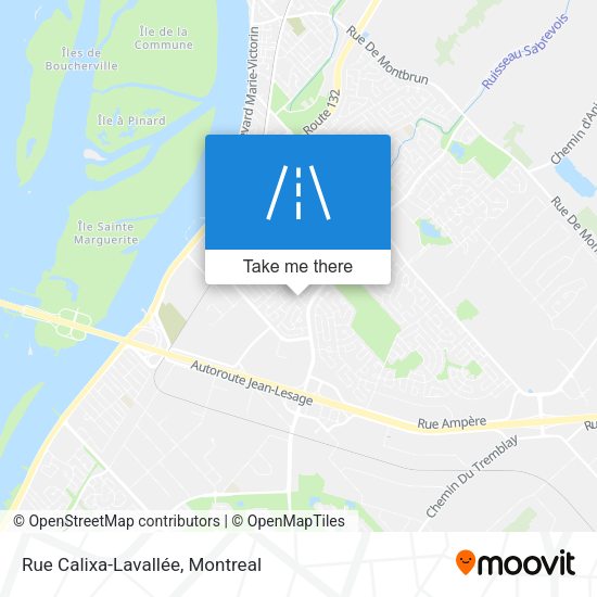 Rue Calixa-Lavallée map
