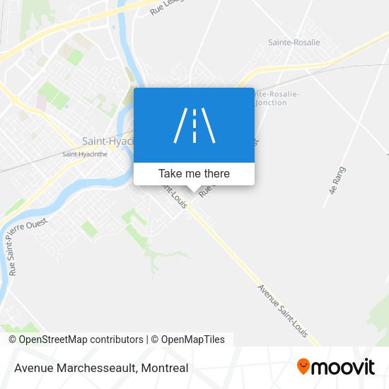 Avenue Marchesseault map
