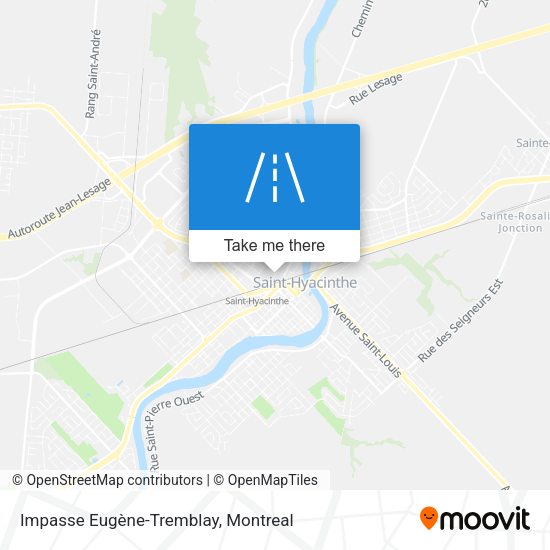 Impasse Eugène-Tremblay map