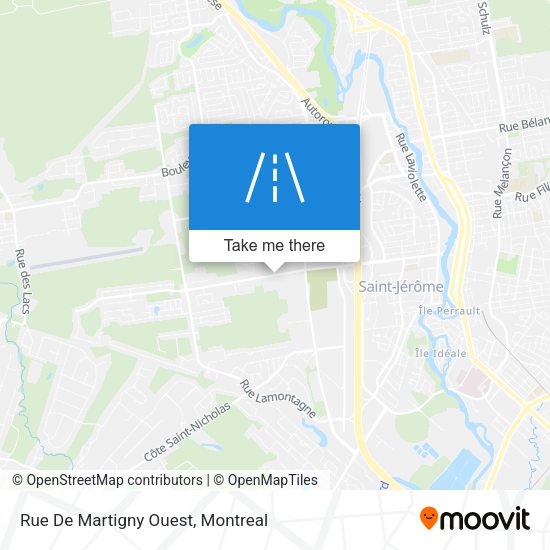 Rue De Martigny Ouest map