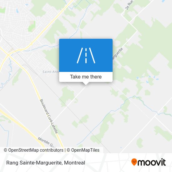 Rang Sainte-Marguerite map