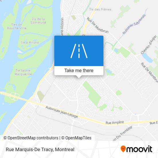 Rue Marquis-De Tracy map
