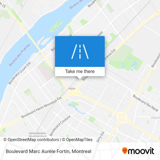 Boulevard Marc Aurèle Fortin map