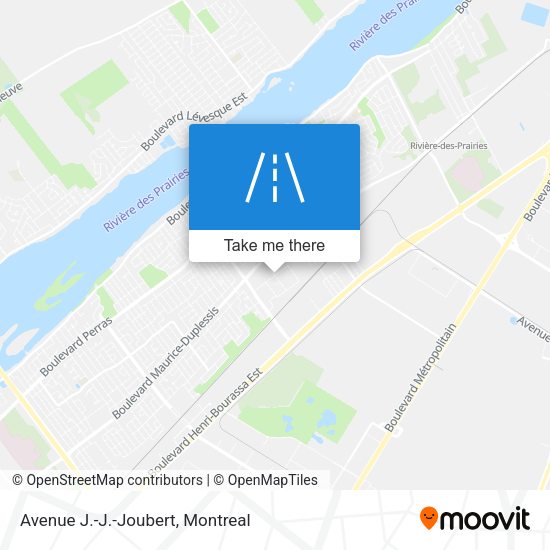 Avenue J.-J.-Joubert map
