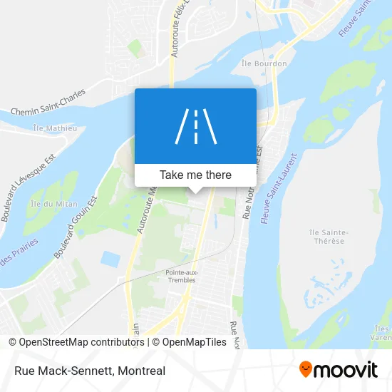 Rue Mack-Sennett map