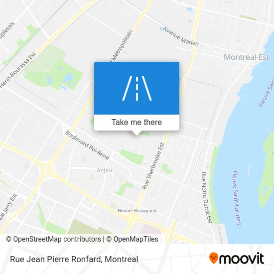 Rue Jean Pierre Ronfard map