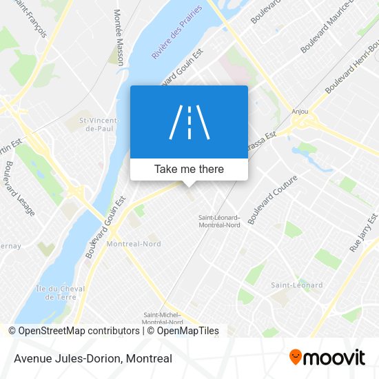 Avenue Jules-Dorion map