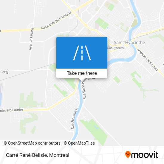 Carré René-Bélisle map