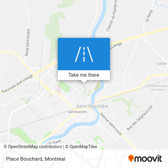 Place Bouchard map