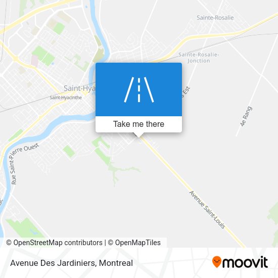 Avenue Des Jardiniers map