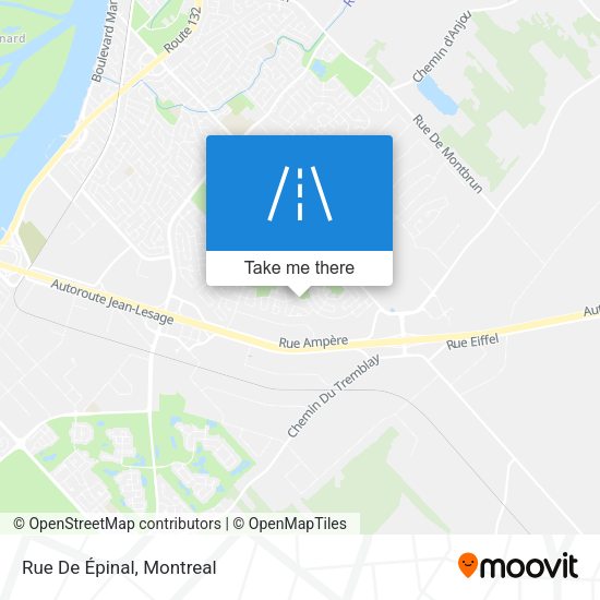 Rue De Épinal map
