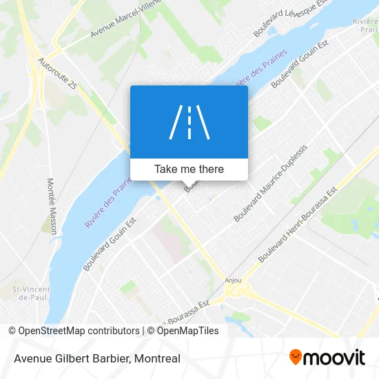 Avenue Gilbert Barbier map