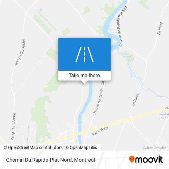 Chemin Du Rapide-Plat Nord map