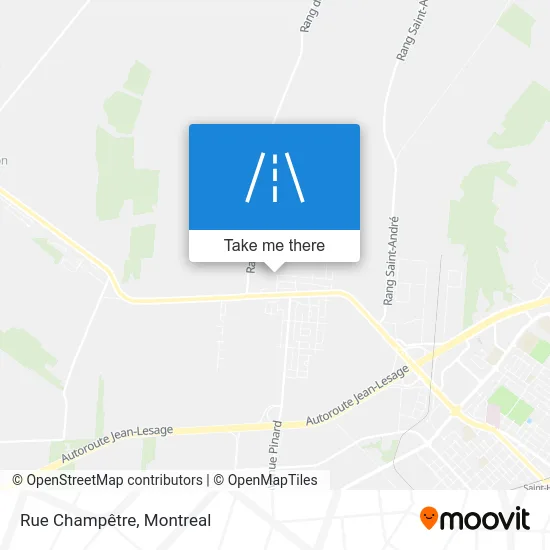 Rue Champêtre map