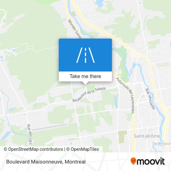 Boulevard Maisonneuve map