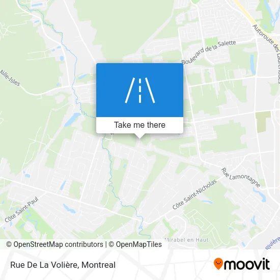 Rue De La Volière map