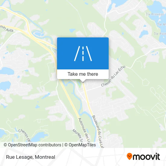 Rue Lesage map