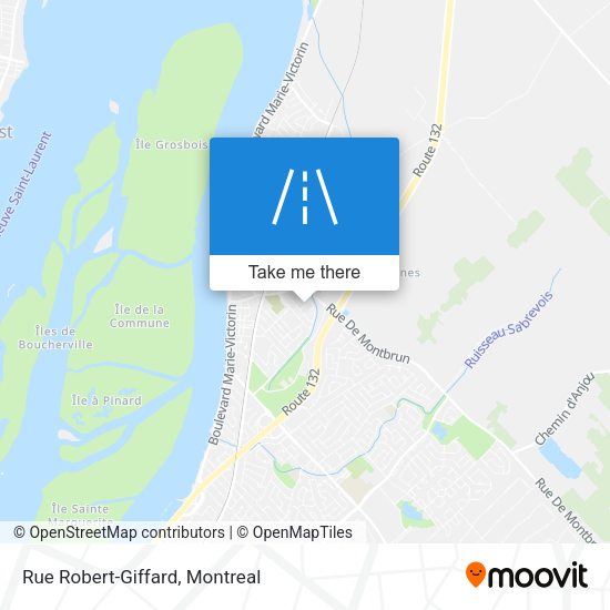 Rue Robert-Giffard map