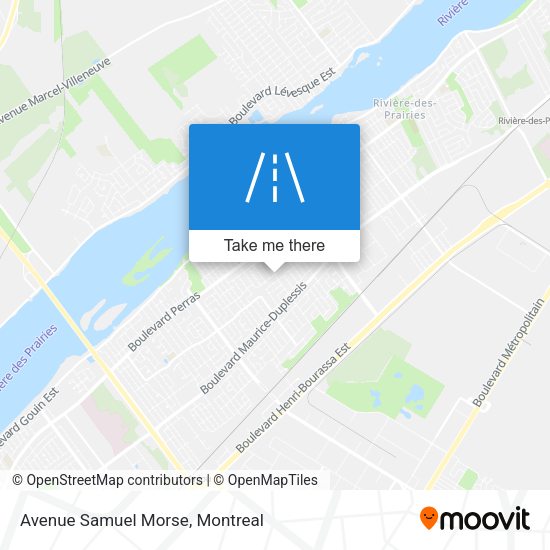 Avenue Samuel Morse map