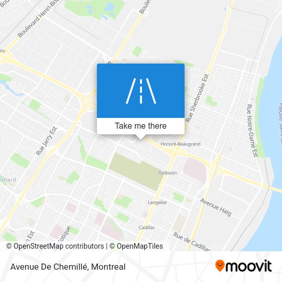 Avenue De Chemillé map