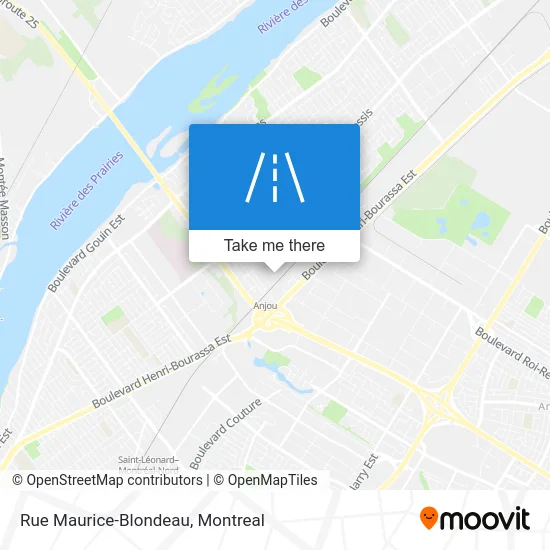 Rue Maurice-Blondeau map
