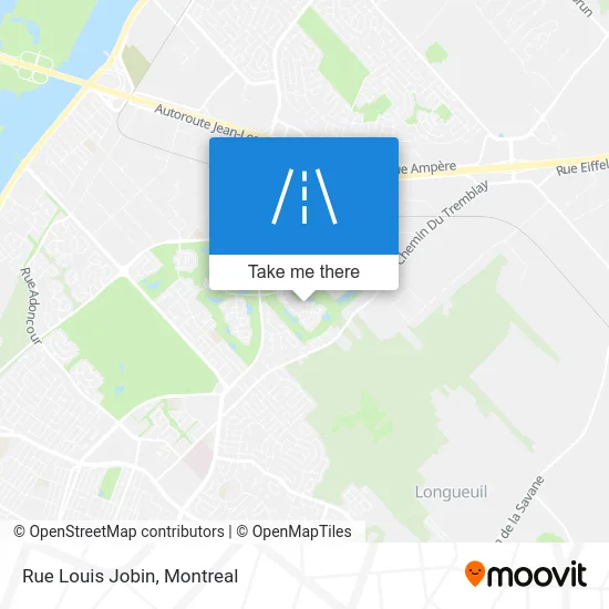 Rue Louis Jobin map