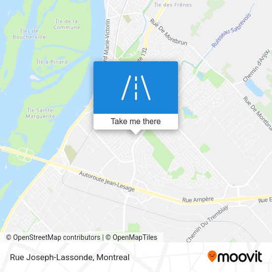 Rue Joseph-Lassonde map