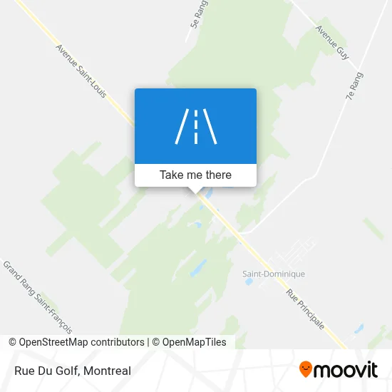 Rue Du Golf map