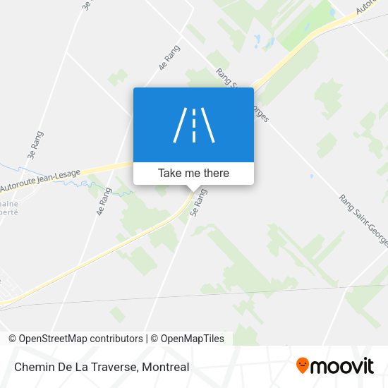 Chemin De La Traverse map