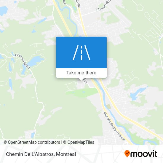 Chemin De L'Albatros map
