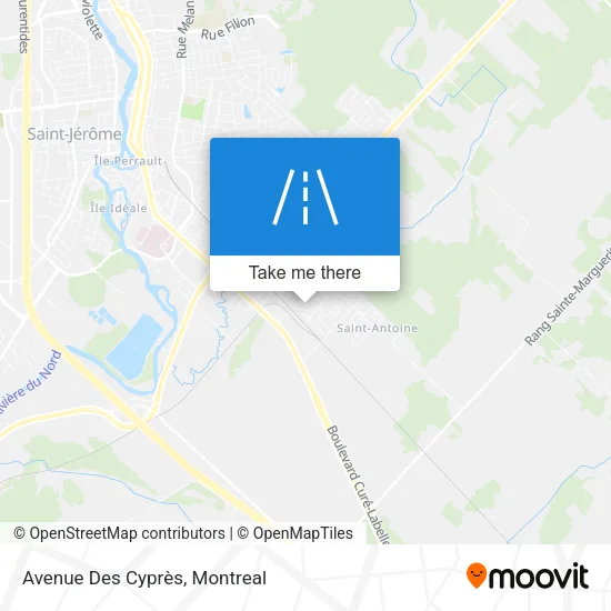 Avenue Des Cyprès map