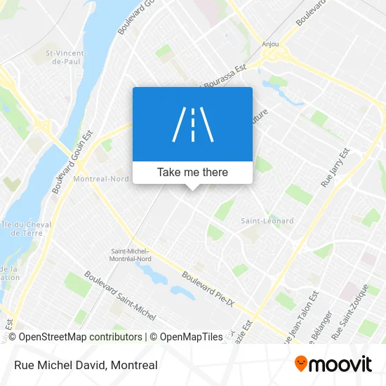 Rue Michel David map