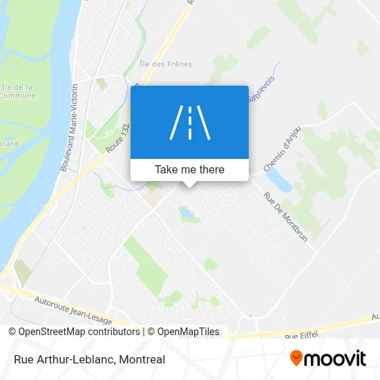 Rue Arthur-Leblanc map