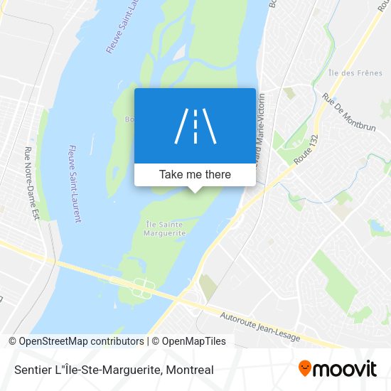 Sentier L"Île-Ste-Marguerite map