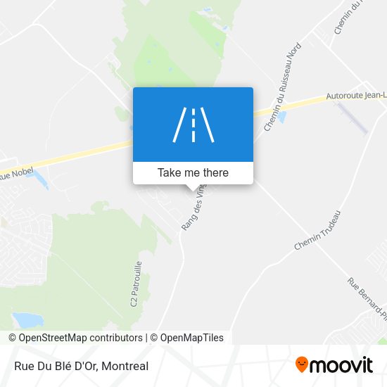 Rue Du Blé D'Or map