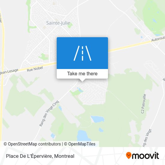 Place De L'Épervière map