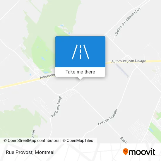 Rue Provost map