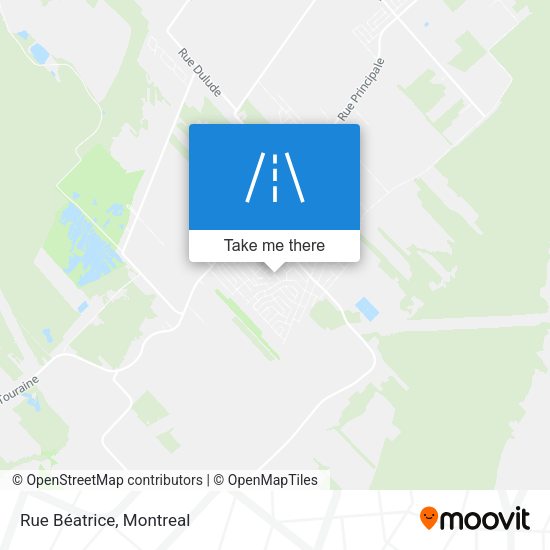 Rue Béatrice map