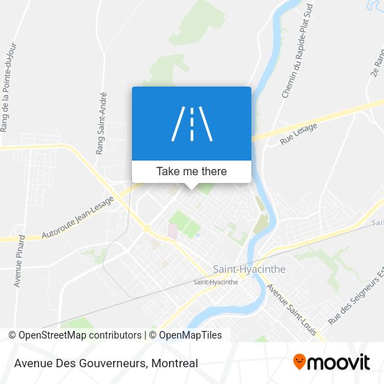 Avenue Des Gouverneurs map
