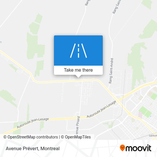 Avenue Prévert map