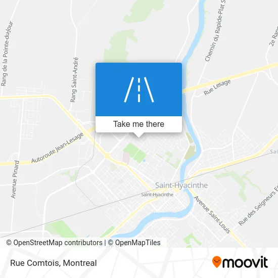 Rue Comtois map