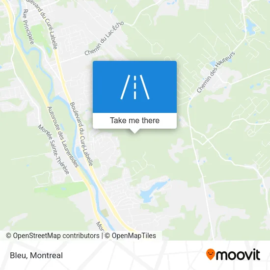 Bleu map