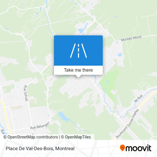 Place De Val-Des-Bois map