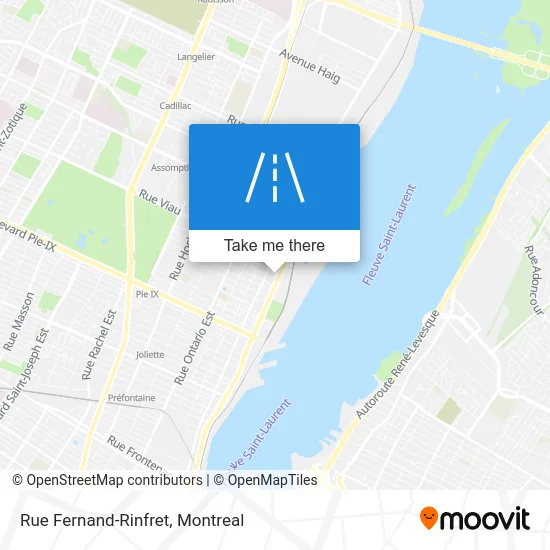 Rue Fernand-Rinfret map